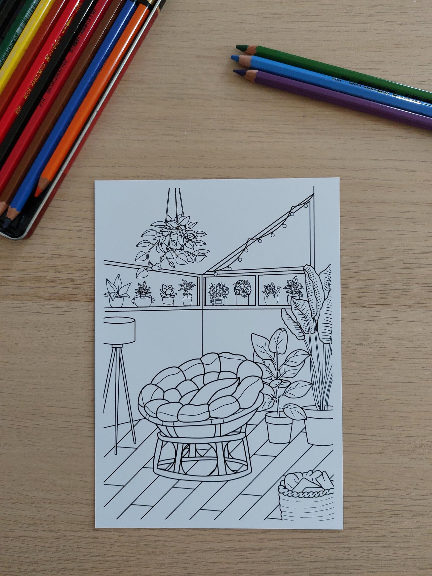 Coloriage - Jardin secret
