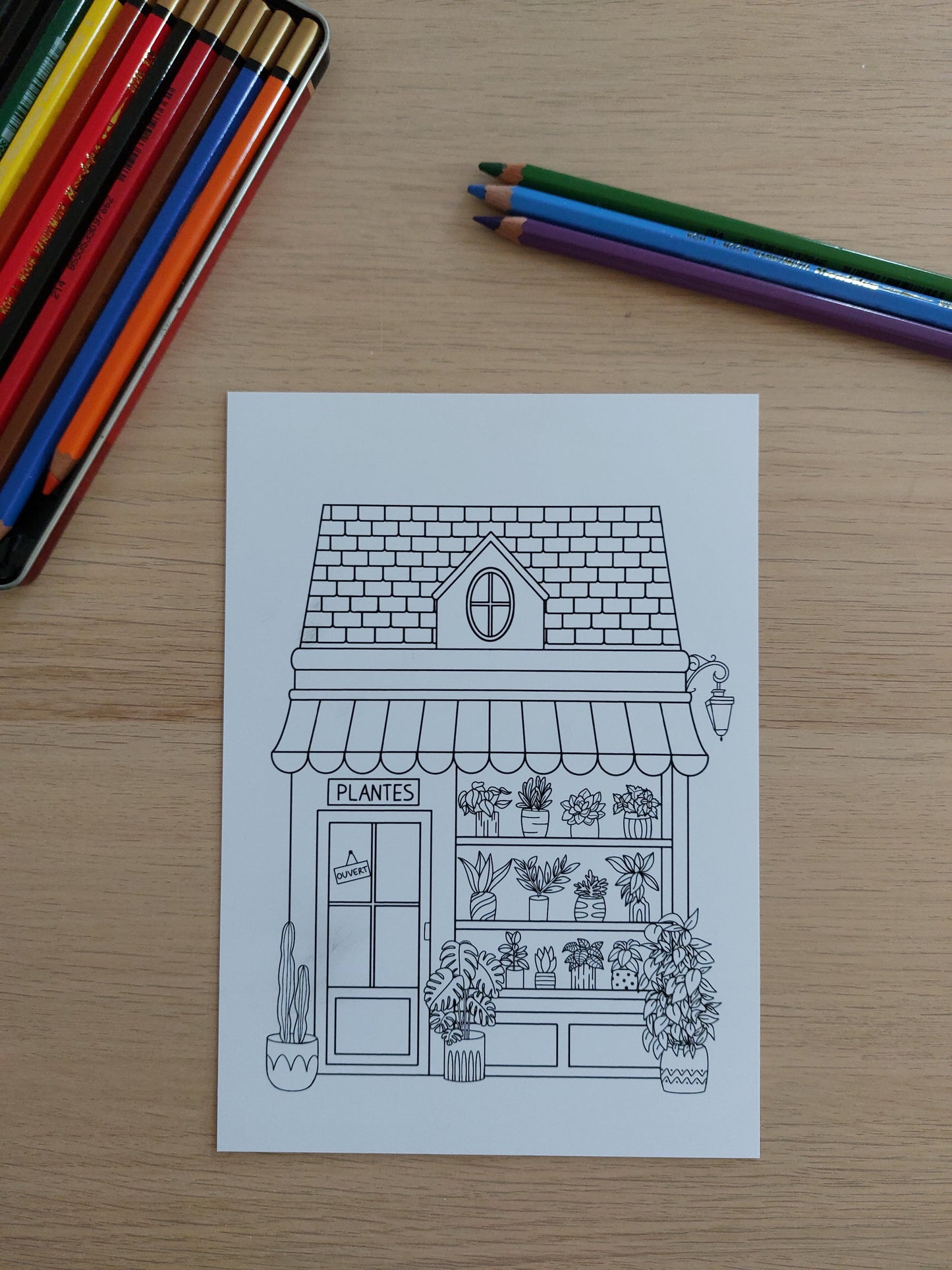 Coloriage - Jardin secret