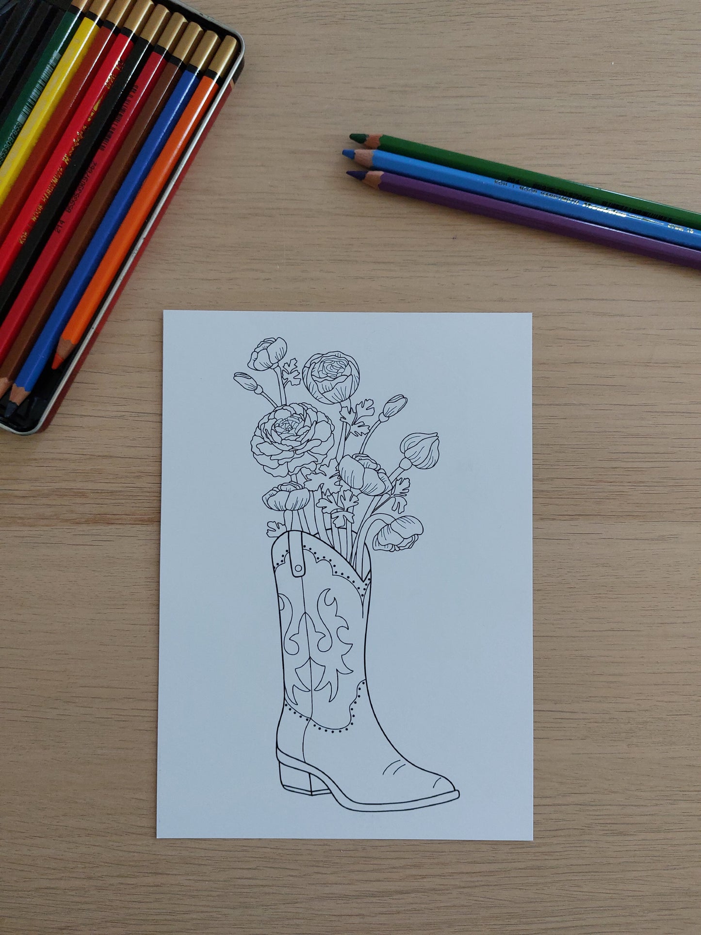 Coloriage - Jardin secret