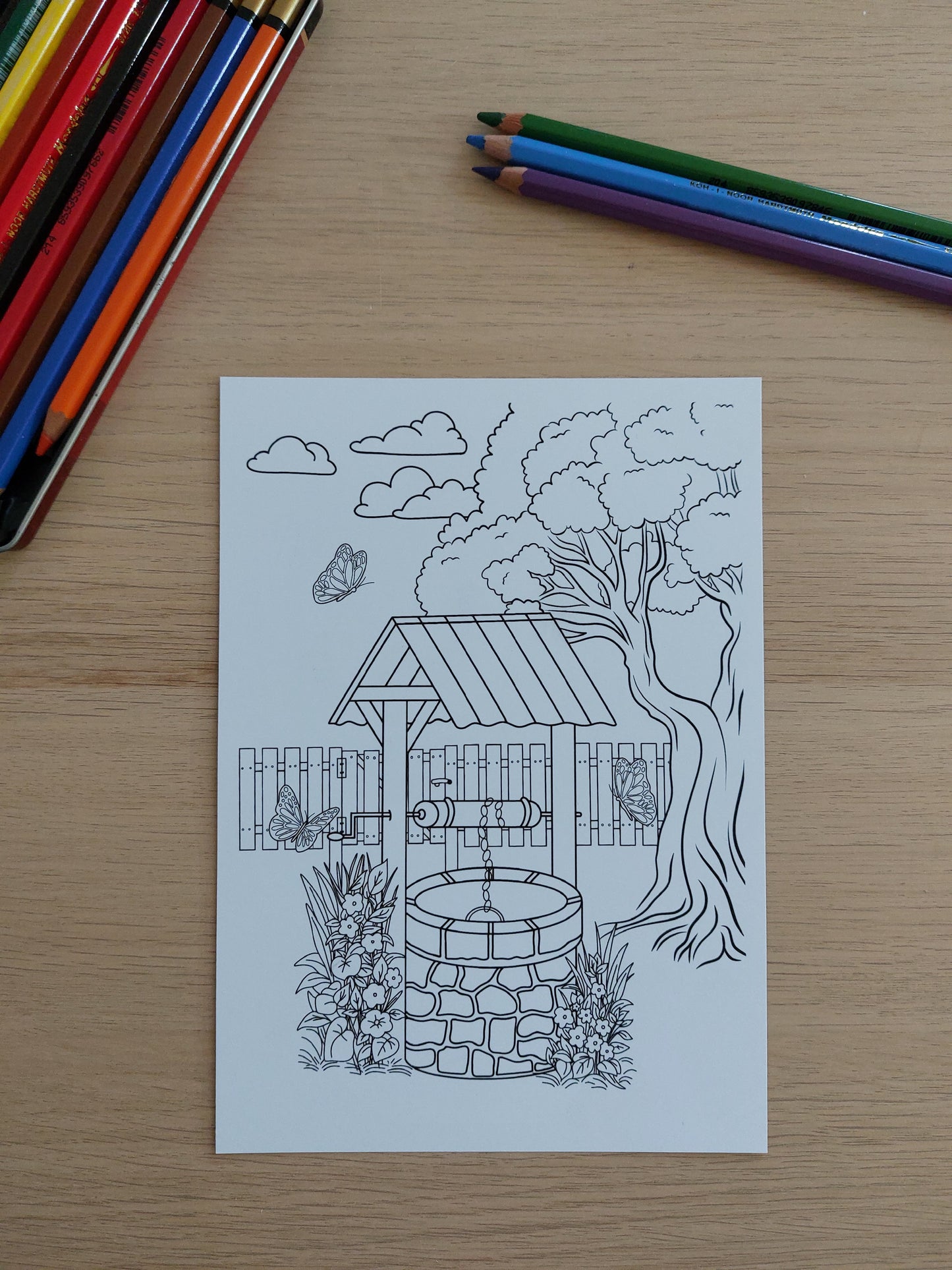 Coloriage - Jardin secret