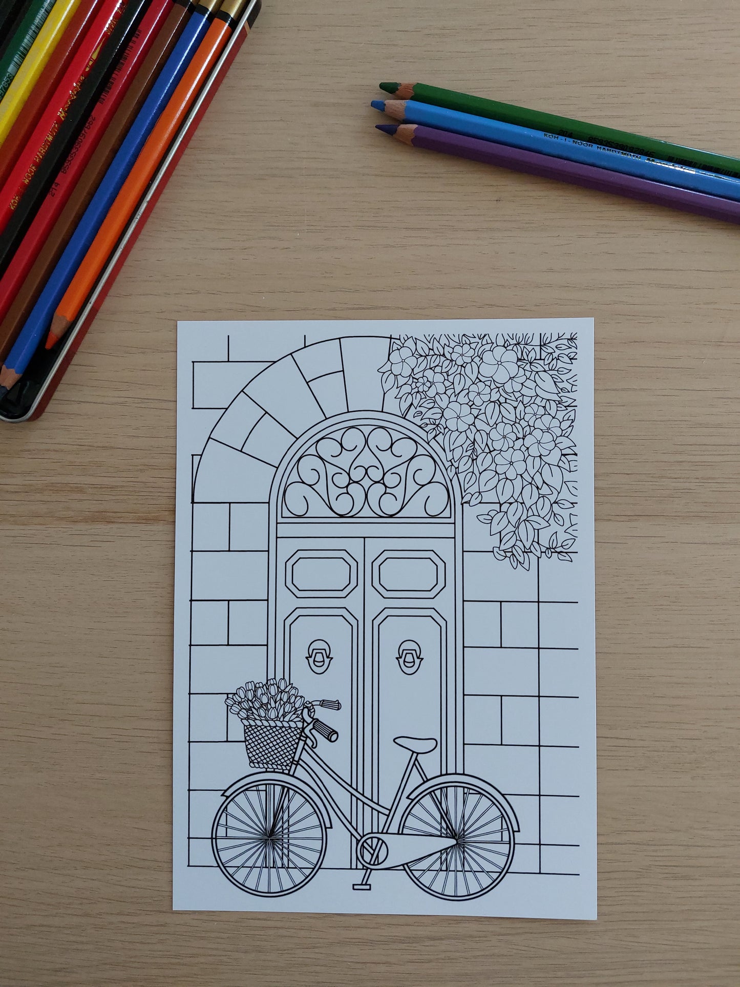 Coloriage - Jardin secret