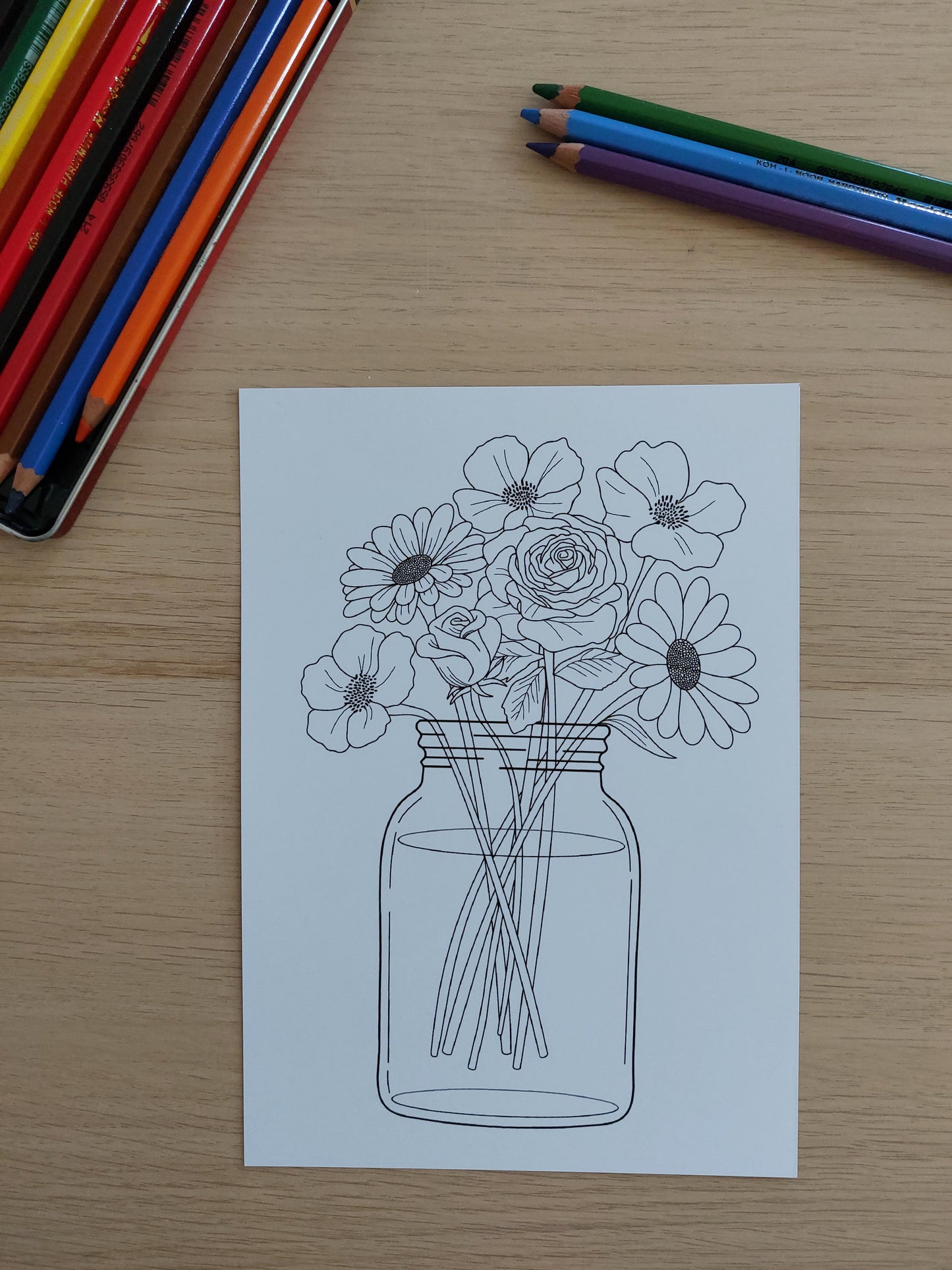 Coloriage - Jardin secret
