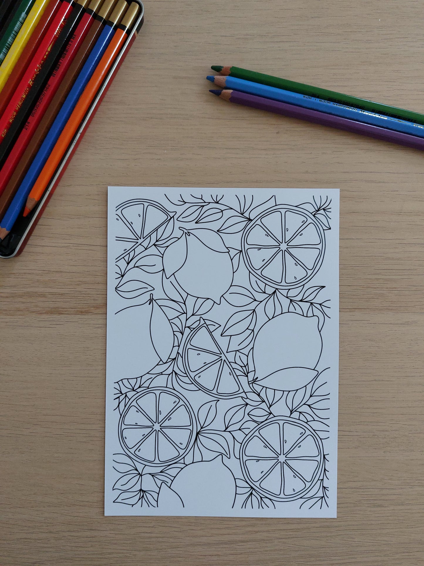 Coloriage - Jardin secret