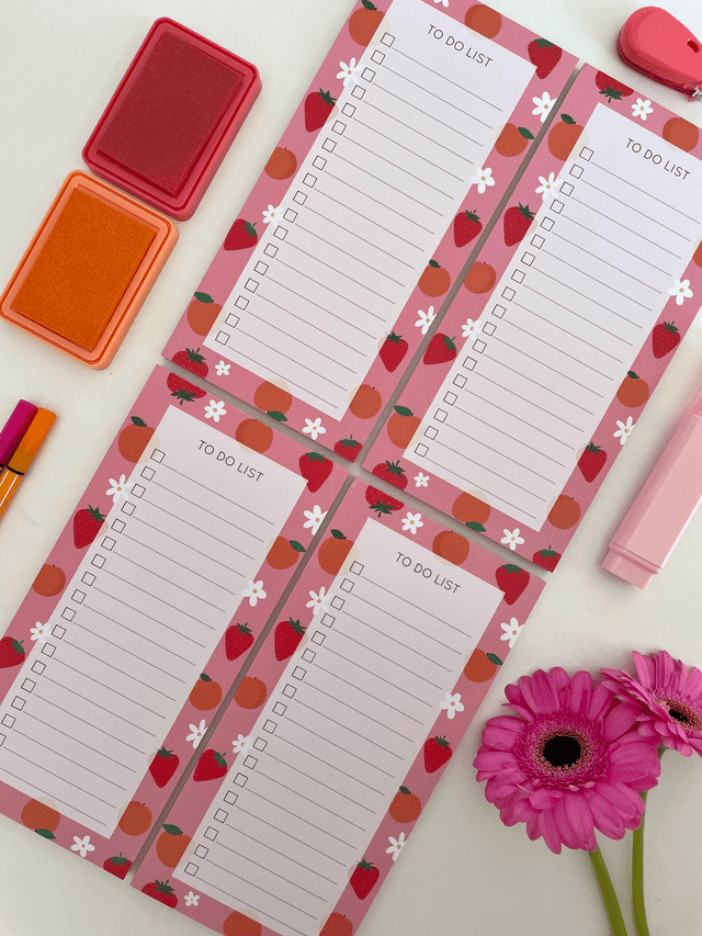 Dose de couleur - Fruits To do list 