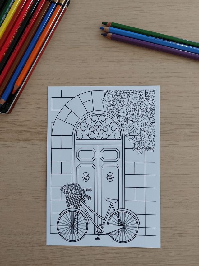 Coloriage - Jardin secret