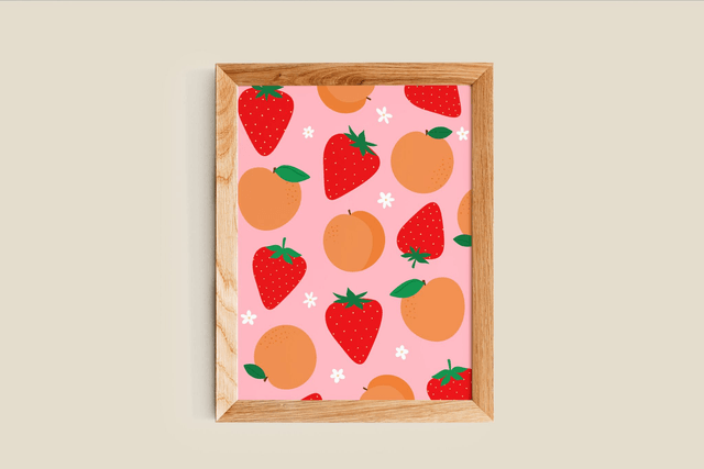 Dose de couleur - Fruits Affiche