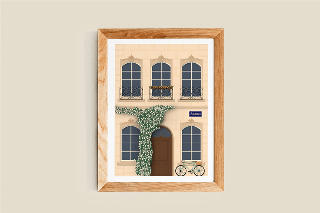 Porte-bonheur - Bordeaux Affiche