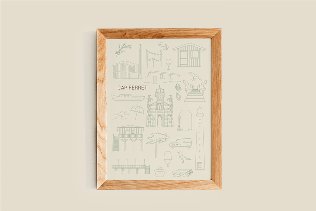 Balade en ville - Cap Ferret Carte