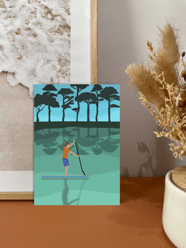 Au grand air - Paddle Carte