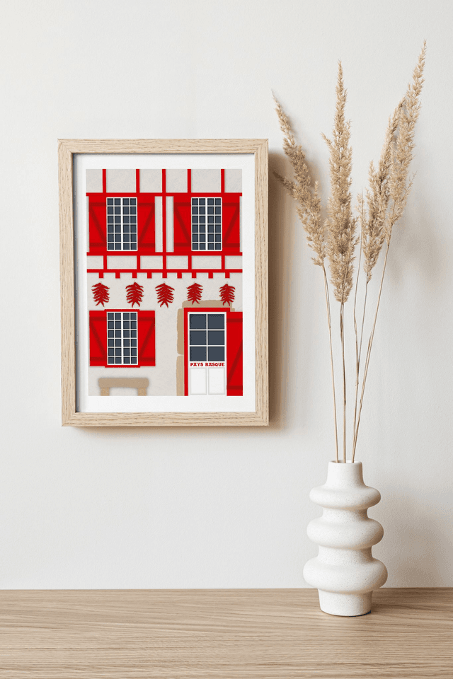 Porte-bonheur - Pays Basque Affiche