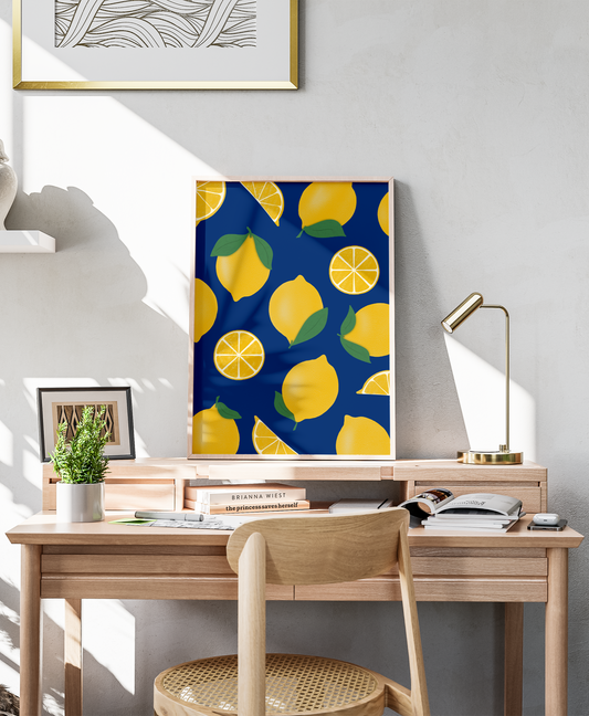 Dose de couleur - Citrons Affiche